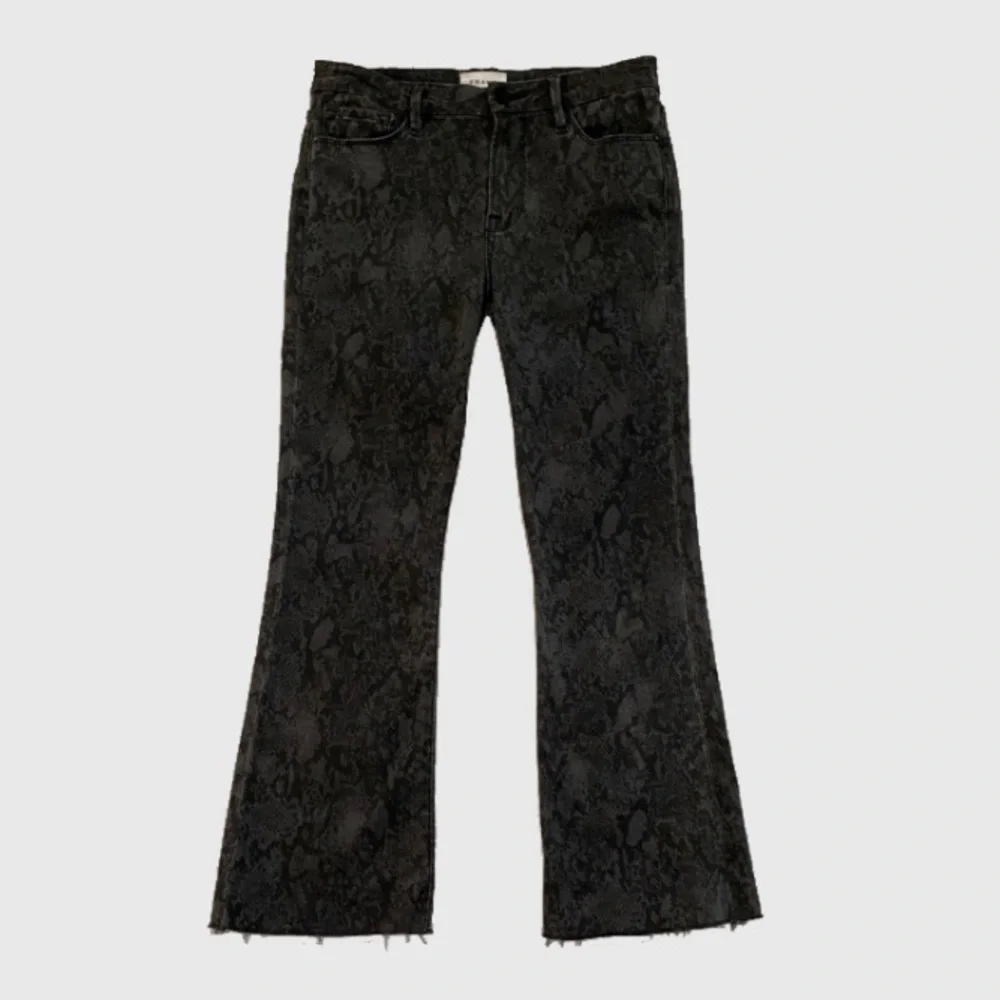 Frame Le Crop Mini Boot Python Jeans - Picture 5 of 17